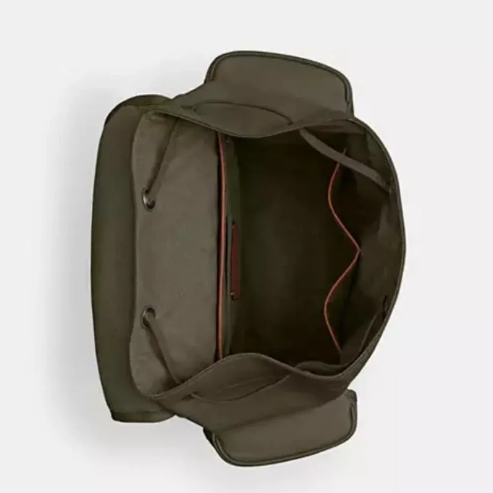 Coach Army Green Hitch Backpack